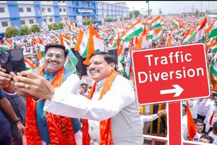 ट्रैफिक अलर्ट थोड़ी देर में इन रास्तों से गुजरेंगे CM