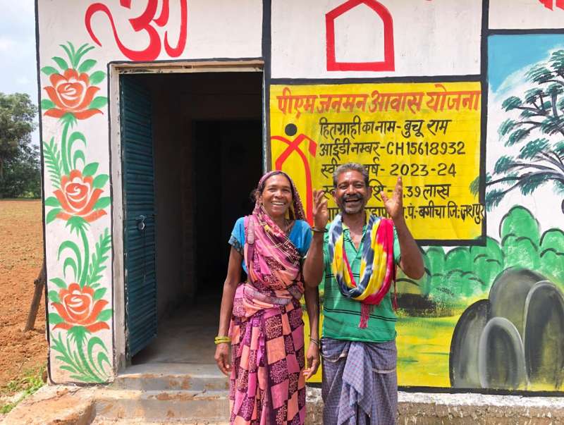 प्रधानमंत्री जनमन योजना से बुचूराम को मिला पक्का आशियाना