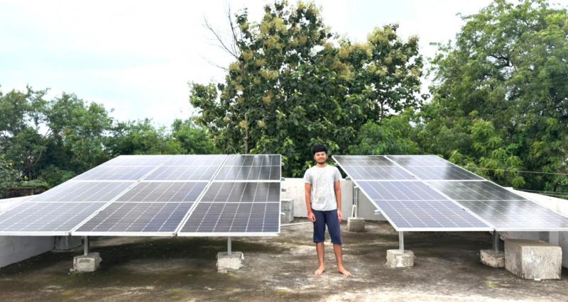 मुफ्त बिजली योजना से नाथूराम साहू बने आत्मनिर्भर