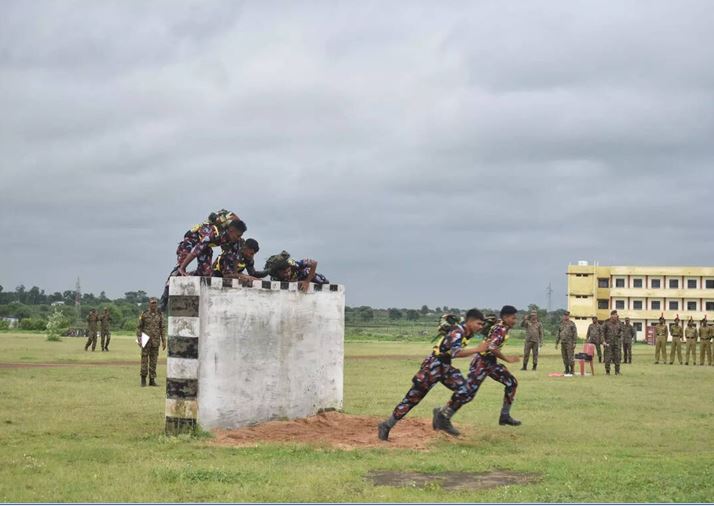 रायपुर एनसीसी ने बाधा दौड़ से फायरिंग तक हर मुकाबले