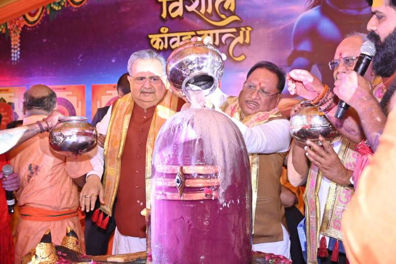 सावन की पावन बेला में मुख्यमंत्री विष्णु देव साय ने