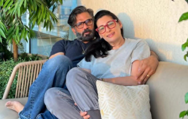 सुनील शेट्टी ने पत्नी माना को जन्मदिन पर जताया प्यार