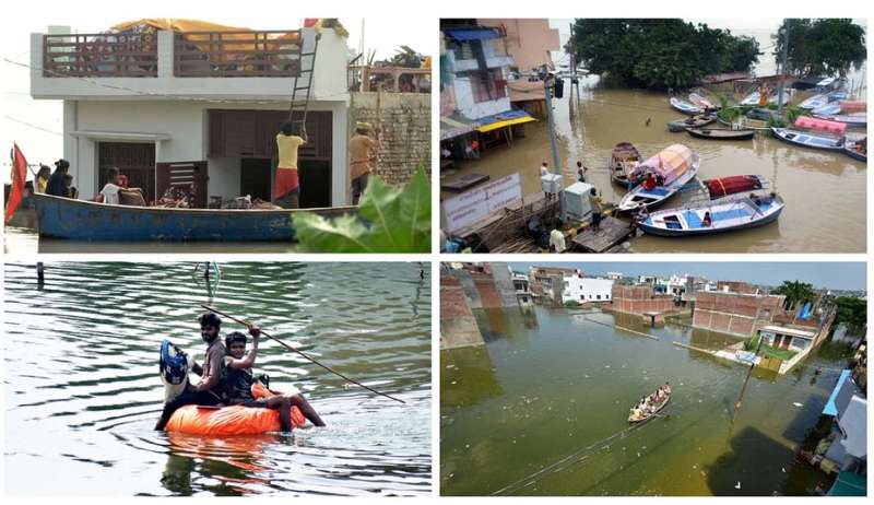 10 हजार लोग राहत कैंप में शरण को मजबूर प्रयागराज