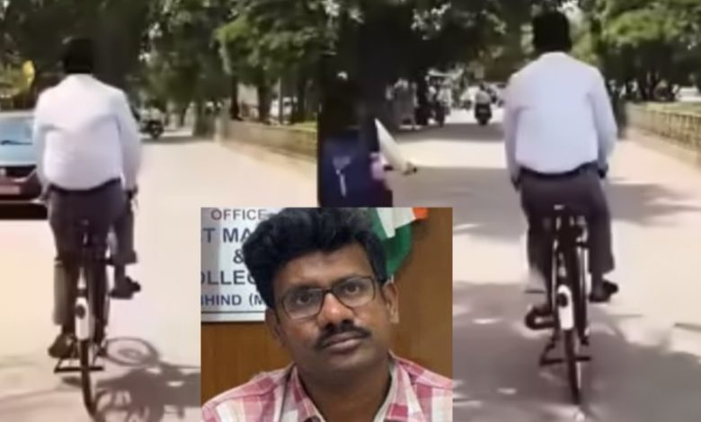 MP : कलेक्टर सतीश कुमार एस... बिना तामझाम साइकिल से ऑफिस जाते हैं 1 Screenshot 20250821 114638.InShot28129