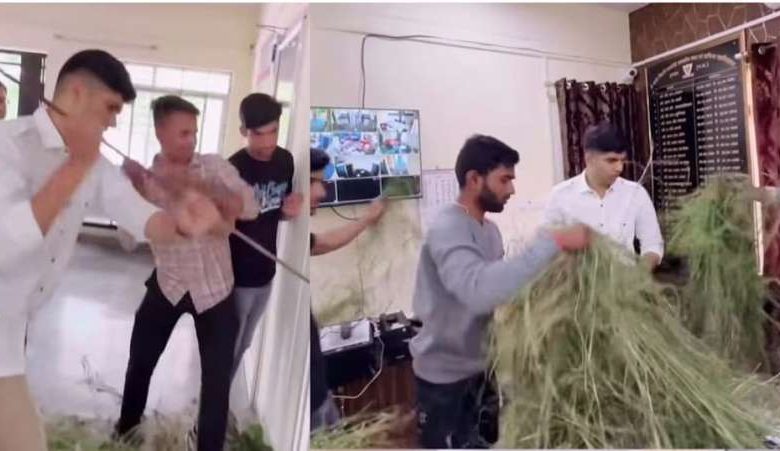 अमन पटवारी के विवादित बयान पर बवाल प्रिंसिपल ऑफिस में