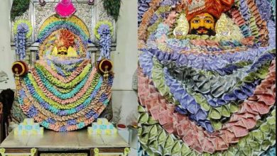 इंदौर में पहली बार किसी मंदिर में नोटों से श्रृंगार