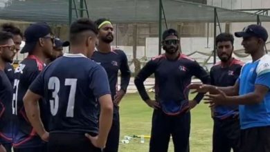 एशिया कप के लिए खिलाड़ी का अनोखा अभ्यास पुलिस टीम
