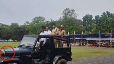 एसपी और कलेक्टर के सामने हुई गलती गाड़ी में उल्टा