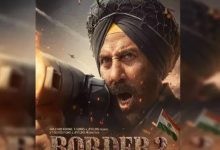 कंधे पर तोप थामे नजर आए स्टार ‘बॉर्डर 2 की