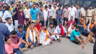 गोकशी के विरोध में बवाल भोपाल की 80 फीट रोड
