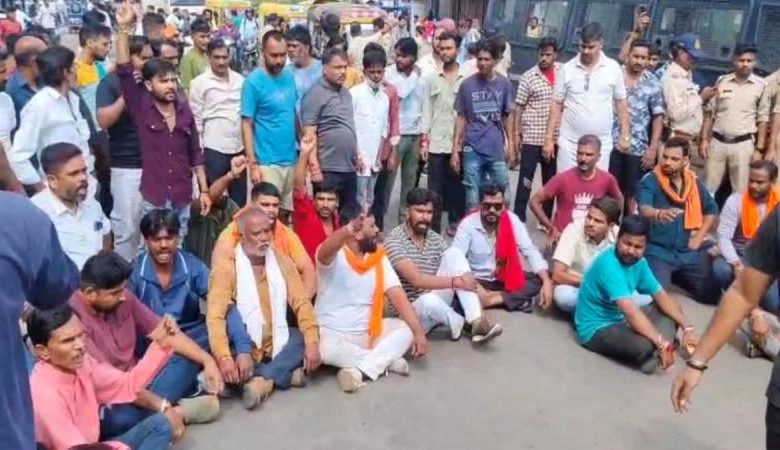 गोकशी के विरोध में बवाल भोपाल की 80 फीट रोड