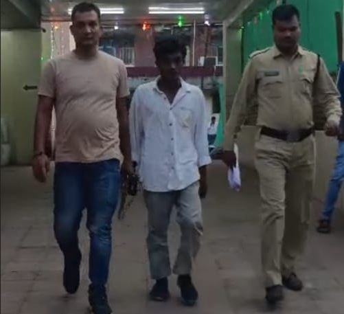 ग्राम बरीडीह में उपद्रव मचाने के आरोप में एक गिरफ्तार