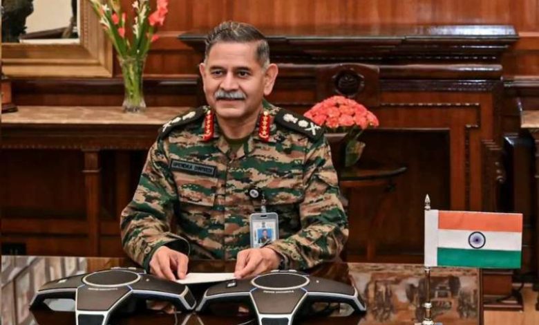 जनरल द्विवेदी ने दी चेतावनी हालात युद्ध की ओर इशारा