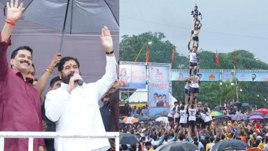 नवी मुंबई में दही हांडी कार्यक्रम के दौरान हादसा बाल बाल
