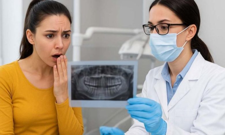 बेटी के दांत का एक्स रे देख मां समेत डॉक्टर भी