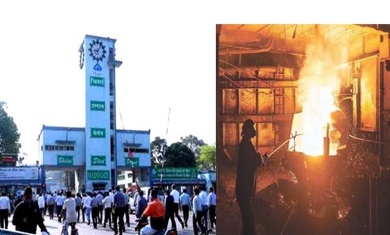 भिलाई स्टील प्लांट में बड़ा हादसा आग की ऊंची लपटें