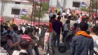 भोलेनाथ की यात्रा में हुई सियासी लड़ाई कांग्रेस बीजेपी समर्थकों में