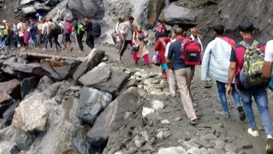 मणिमहेश यात्रा में दुखद घटना गूईंनाला में श्रद्धालु की पत्थर