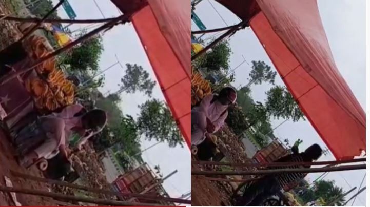 मिसरोद इलाके से सामने आया वायरल फुटेजबोतल का पानी और