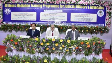 मुख्य न्यायाधिपति न्यायमूर्ति रमेश सिन्हा ने किया 40 घंटे के