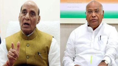 राधाकृष्णन को निर्विरोध जिताने की तैयारी राजनाथ सिंह ने खड़गे