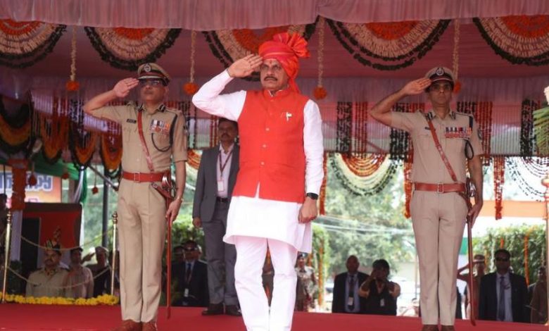 स्वतंत्रता दिवस पर सीएम मोहन यादव का सम्मान लाल परेड