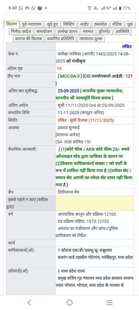 MP तिरंगे के अपमान का मामला: राव उदय प्रताप के खिलाफ अब सुनवाई 11 नवम्बर को 2 img 20250926 wa00155019846708399824665