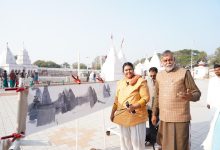 MP : मंत्री प्रहलाद सिंह पटेल की बेटी प्रतिज्ञा सिंह ने अमरकंटक से किया 1330 किमी लंबी नर्मदा परिक्रमा का शुभारंभ 3 IMG 20251215 WA0062