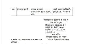 MP : भारतीय एवं राज्य वन सेवा के 48 अधिकारियों की नई पदस्थापना के आदेश 7 screenshot 20260107 212103945366632877312008