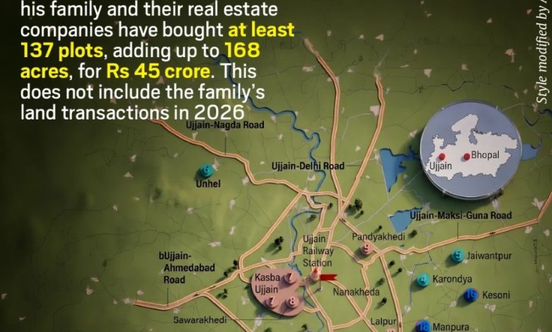Madhya pradesh : मुख्यमंत्री मोहन यादव के परिवार ने 168 एकड़ जमीन खरीदी..? कांग्रेस हुई हमलावर, जाँच की मांग 1 Screenshot 20260623 153647.Chrome28129